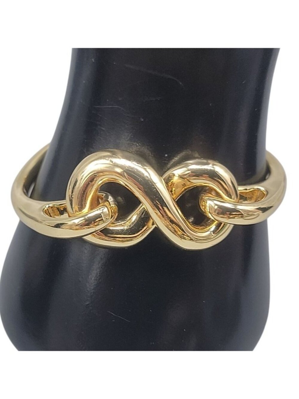 Roberto RFM L infinito Bracelet Bikini Line Gold Tone Metal Link Size 6.5" - Picture 1 of 12